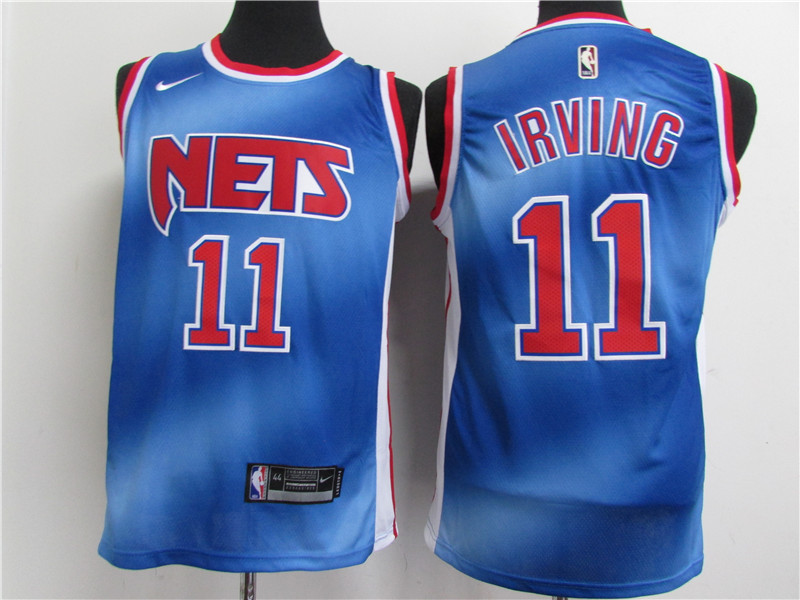 Nets 11 Kyrie Irving Blue 2021 Nike Classic Edition Swingman Jersey