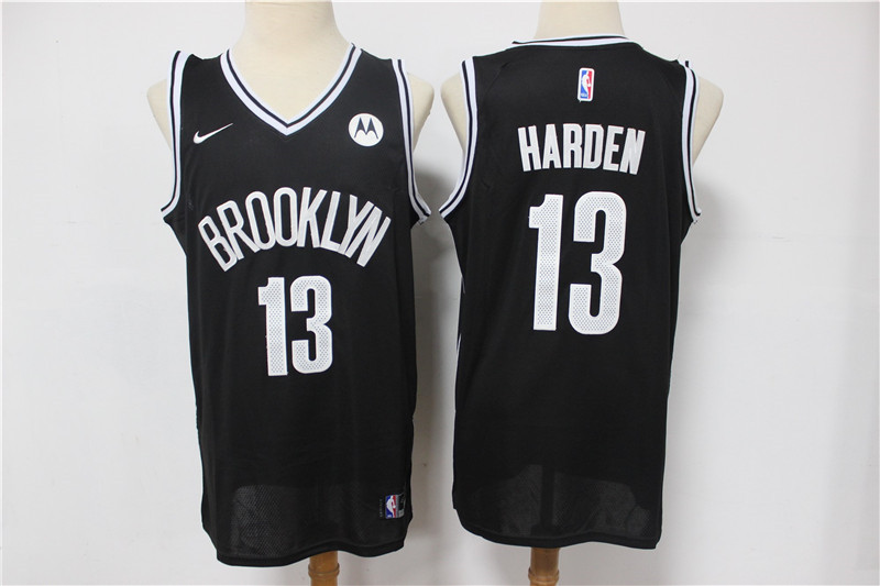 Nets 13 James Harden Black 2021 Nike Swingman Jersey