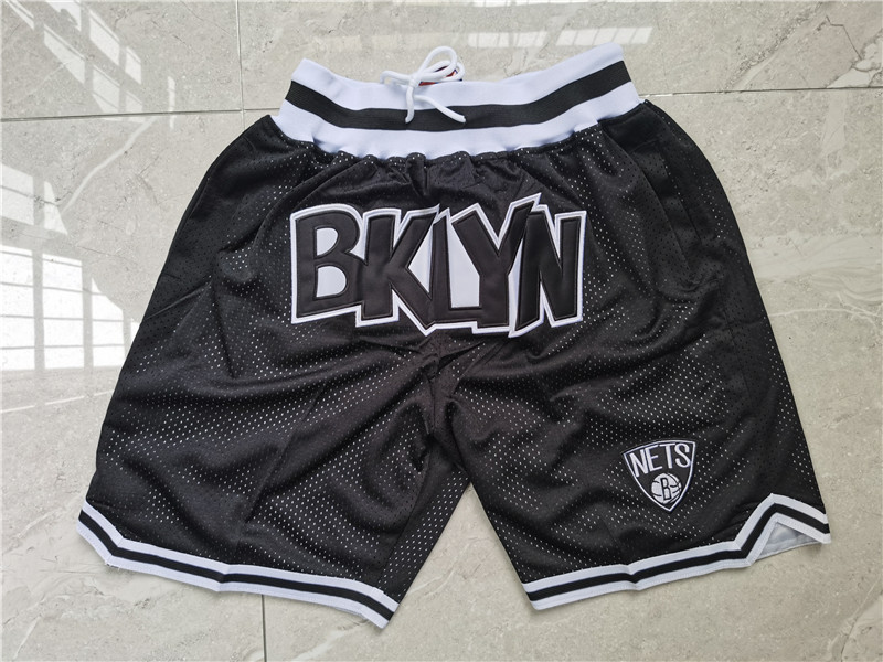 Nets Teams Black Just Don With Pocket Swingman Shorts