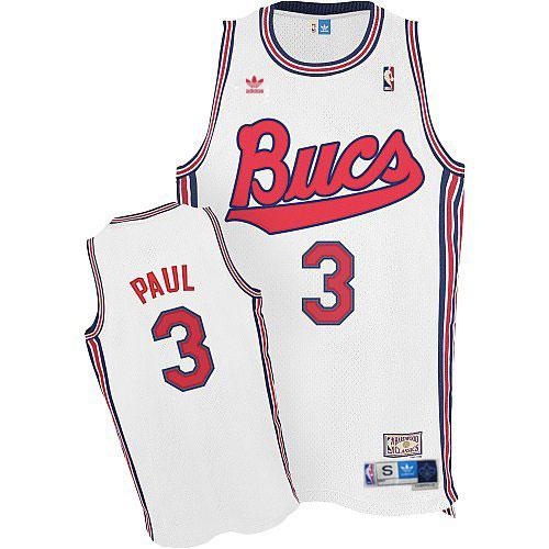 New Orleans Bucs #3 Chris Paul Throwback Swingman Jersey