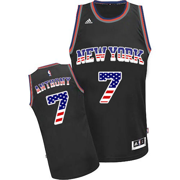 New York Knicks 7 Carmelo Anthony 2015 American flag Special Editon Jersey