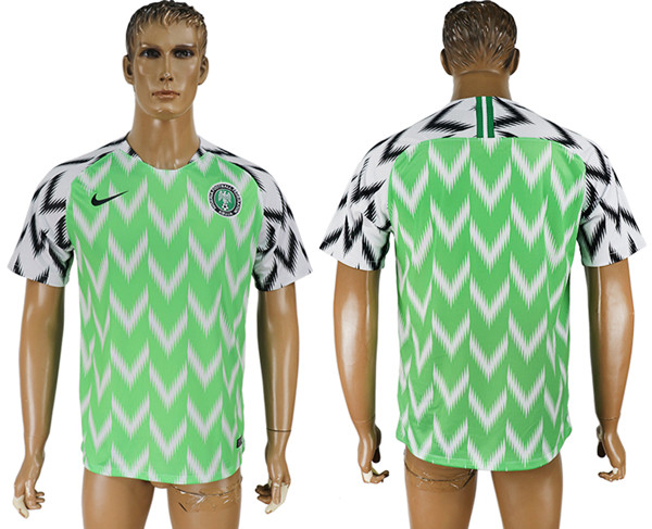 Nigeria Home 2018 FIFA World Cup Thailand Soccer Jersey