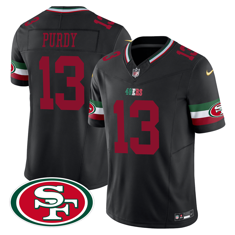 Nike 49ers 13 Brock Purdy mexico edition Limited jersey