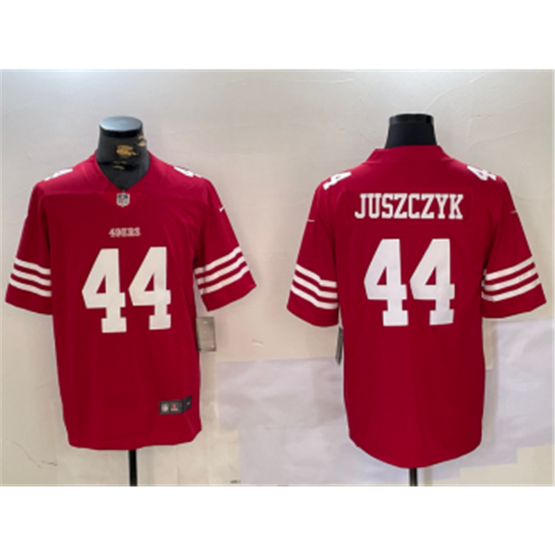Nike 49ers 44 Kyle Juszczyk Red Vapor Untouchable Limited Jersey