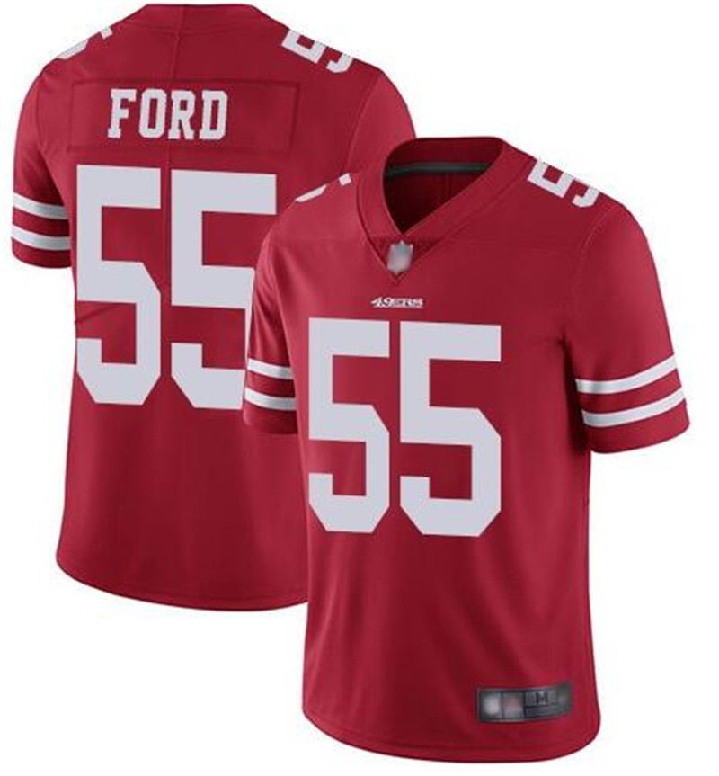 Nike 49ers 55 Dee Ford Red Vapor Untouchable Limited Jersey