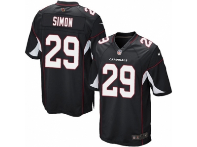  Arizona Cardinals 29 Tharold Simon Game Black Alternate NFL Jersey