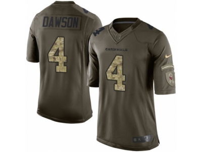  Arizona Cardinals 4 Phil Dawson Limited Green Salute to Service NFL Jersey