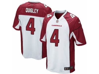  Arizona Cardinals 4 Ryan Quigley Game White NFL Jersey