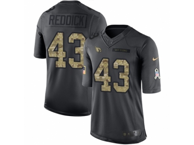  Arizona Cardinals 43 Haason Reddick Limited Black 2016 Salute to Service NFL Jersey