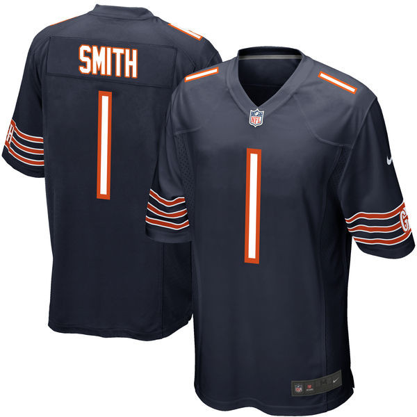  Bears 1 Roquan Smith Navy 2018 NFL Draft Pick Elite Jersey