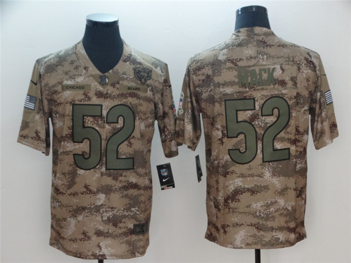  Bears 52 Khalil Mack Camo Salute To Service Limited Jersey