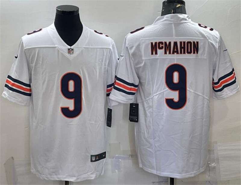 Nike Bears 9 Jim McMahon White Alternate Vapor Untouchable Limited Jersey