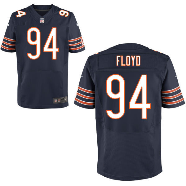  Bears 94 Leonard Floyd Navy Elite Jersey