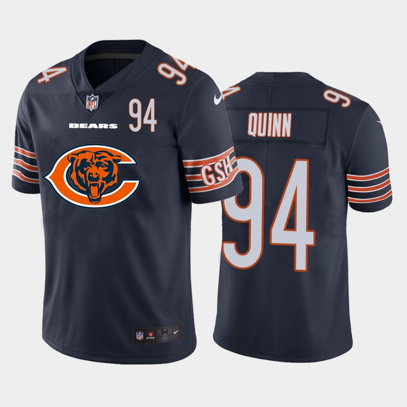 Nike Bears 94 Robert Quinn Navy Team Big Logo Number Vapor Untouchable Limited Jersey