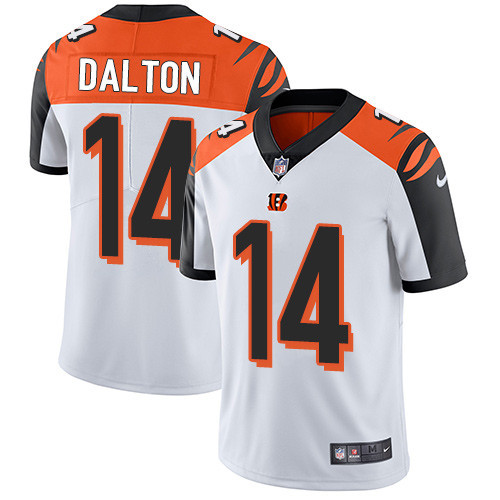  Bengals 14 Andy Dalton White Vapor Untouchable Player Limited Jersey