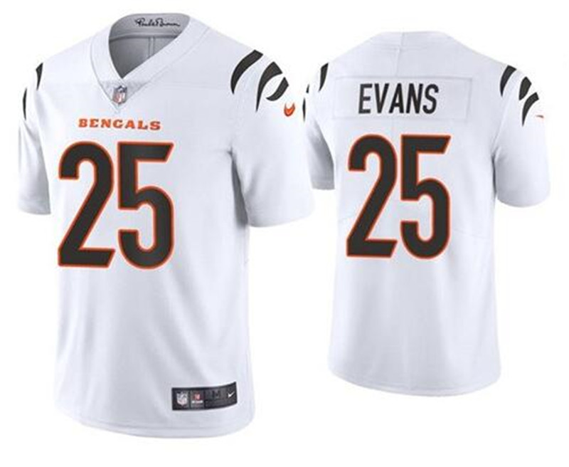 Nike Bengals 25 Chris Evans White Vapor Untouchable Limited Jersey