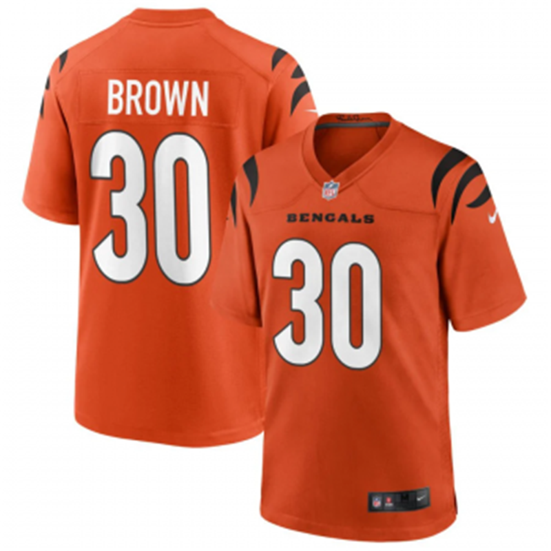 Nike Bengals 30 Chase Brown Orange Vapor Untouchable Limited Jersey