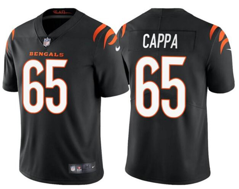 Nike Bengals 65 Alex Cappa Black Vapor Limited Jersey