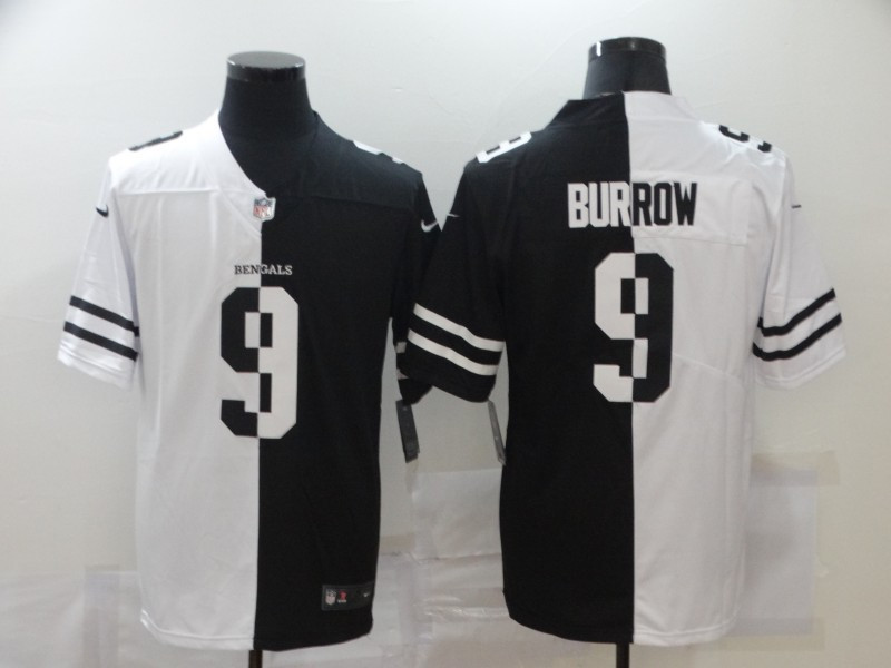 Nike Bengals 9 Burrow Black Vapor Untouchable Limited Jersey