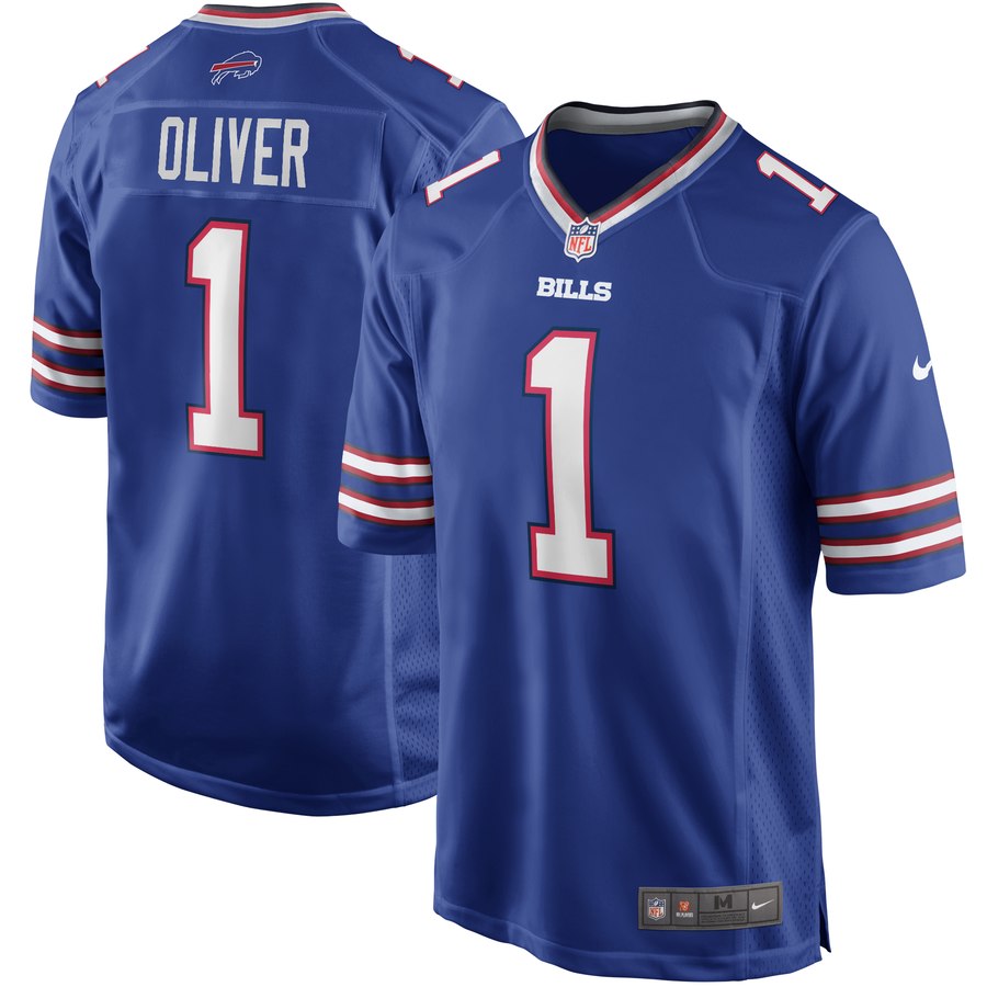 Nike Bills 1 Ed Oliver Royal 2019 NFL Draft First Round Pick Vapor Untouchable Limited Jersey