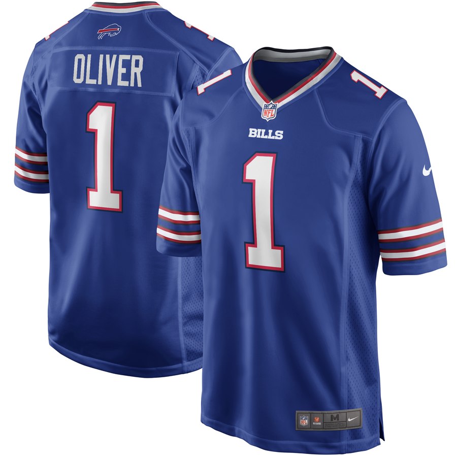 Nike Bills 1 Ed Oliver Royal Youth 2019 NFL Draft First Round Pick Vapor Untouchable Limited Jersey