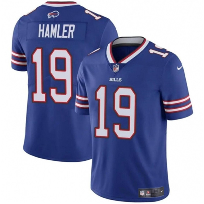Nike Bills 19 KJ Hamler Blue 2024 Vapor Untouchable Limited Stitched Football Jersey