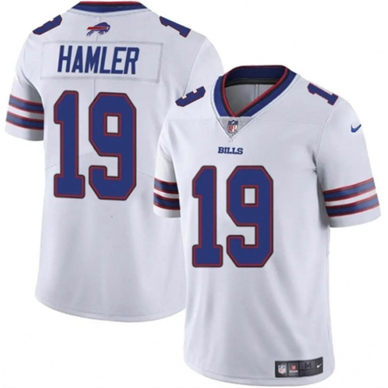 Nike Bills 19 KJ Hamler White 2024 Vapor Vapor Untouchable Limited Stitched Football Jersey