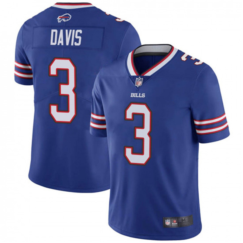 Nike Bills 3 Gabriel Davis Royal 2020 NFL Draft Vapor Untouchable Limited Jersey