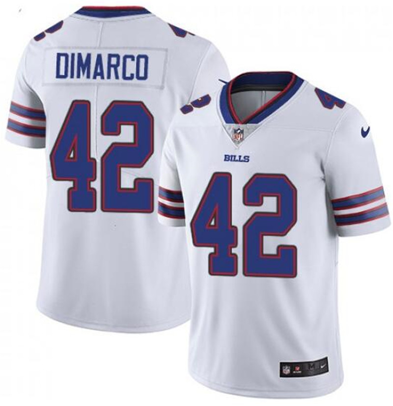 Nike Bills 42 Patrick DiMarco White Vapor Untouchable Limited Jersey