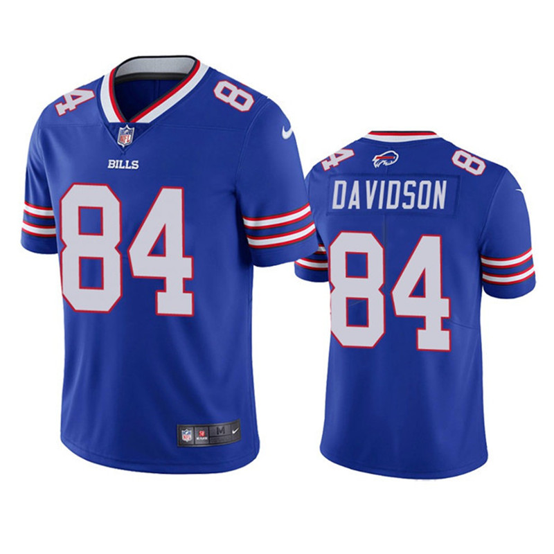 Nike Bills 84 Zach Davidson Royal Vapor Untouchable Limited Jersey