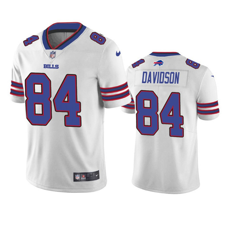 Nike Bills 84 Zach Davidson White Vapor Untouchable Limited Jersey