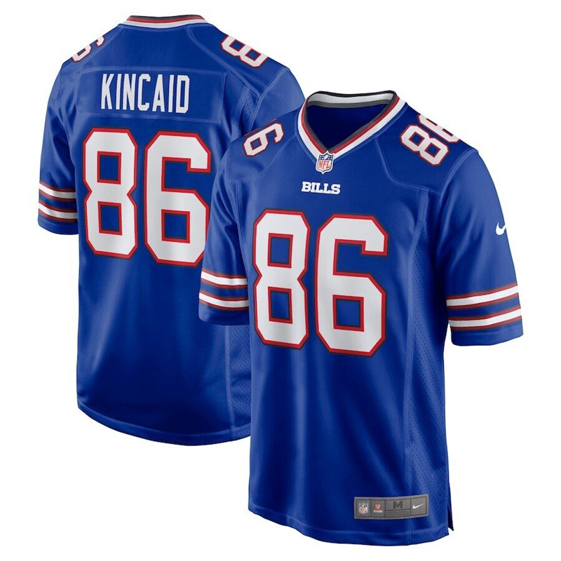 Nike Bills 86 Dalton Kincaid Royal 2023 NFL Draft Vapor Limited Jersey