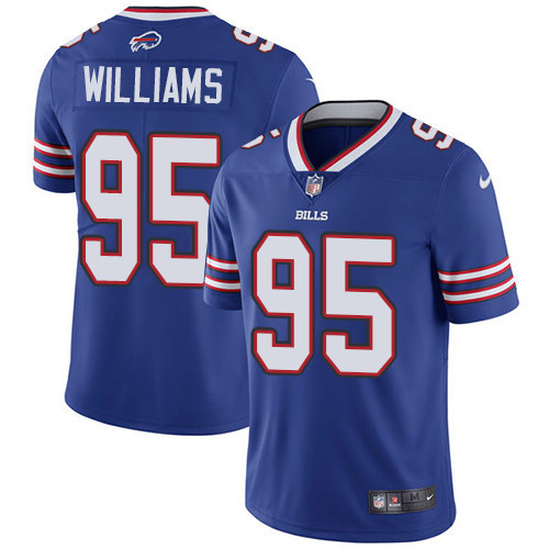  Bills 95 Kyle Williams Royal Vapor Untouchable Player Limited Jersey