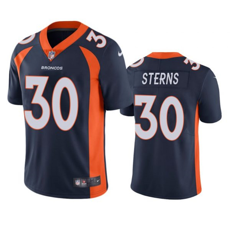 Nike Broncos 30 Caden Sterns Navy Vapor Untouchable Limited Jersey