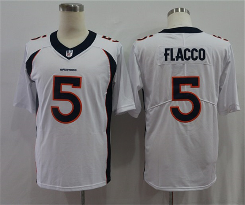 Nike Broncos 5 Joe Flacco White Vapor Untouchable Limited Jersey