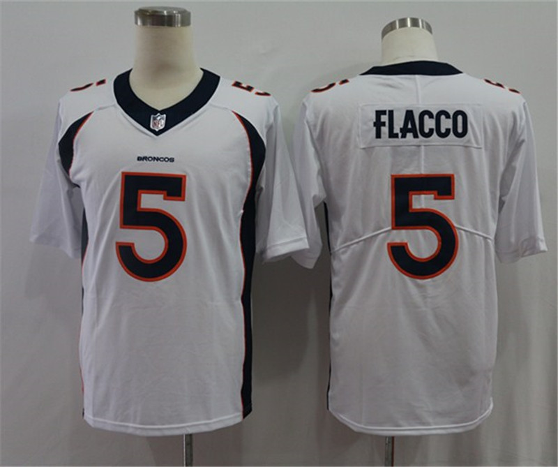 Nike Broncos 5 Joe Flacco White Vapor Untouchable Limited Jersey