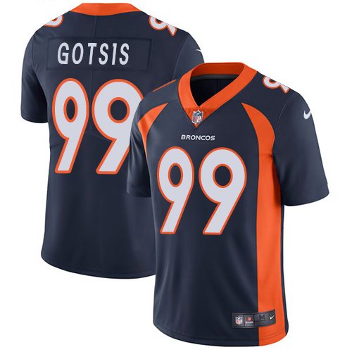  Broncos 99 Adam Gotsis Navy Vapor Untouchable Limited Jersey