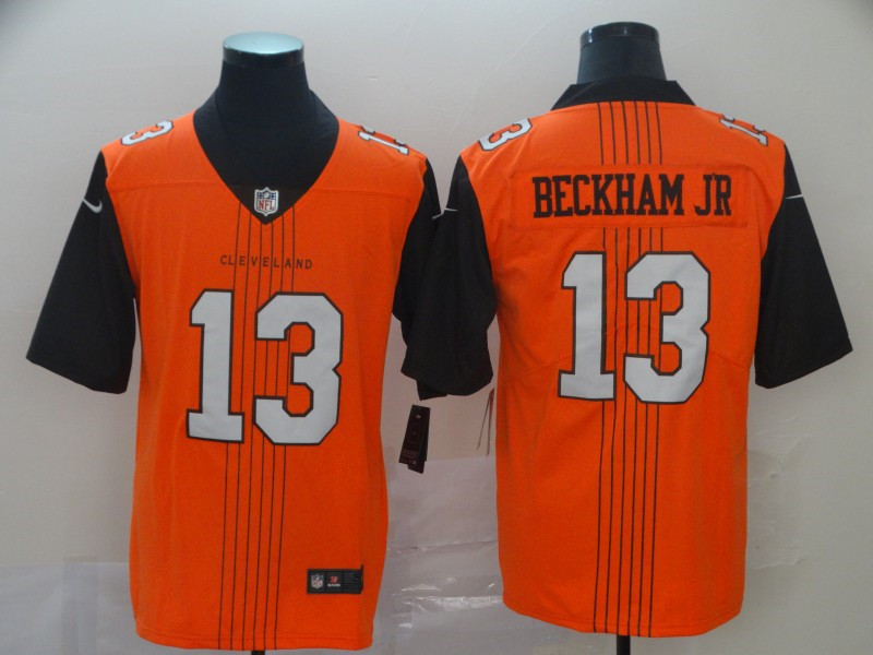 Nike Browns 13 Odell Beckham Jr. Brown City Edition Vapor Untouchable Limited Jersey