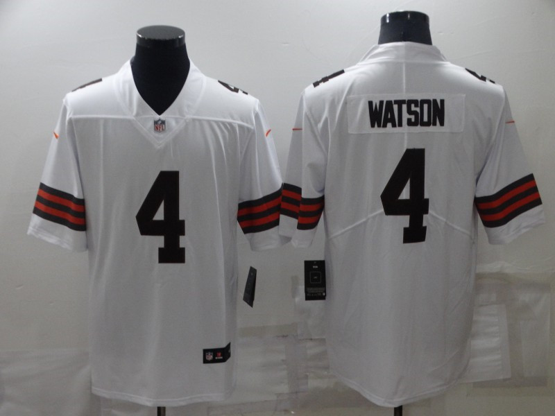 Nike Browns 4 Deshaun Watson White Vapor Limited Jersey