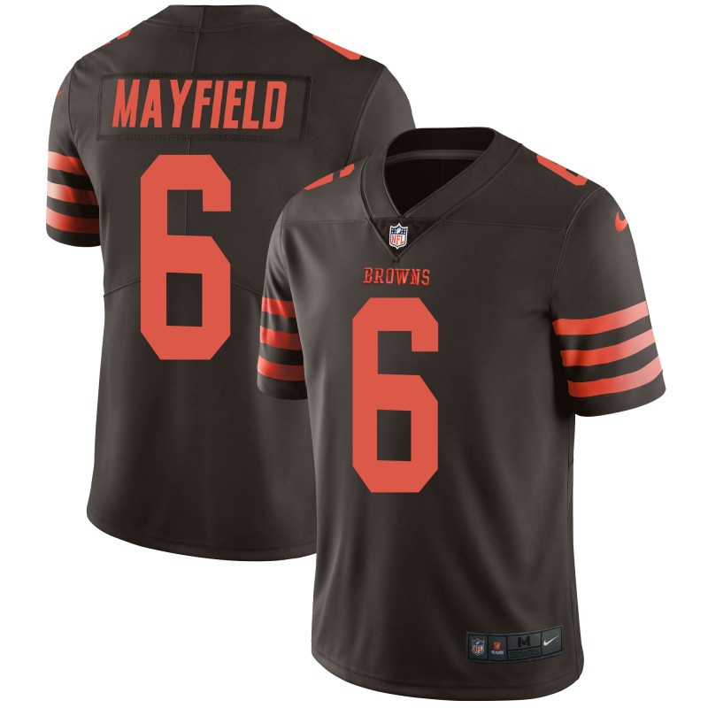 Browns 6 Baker Mayfield Brown Youth Color Rush Limited Jersey