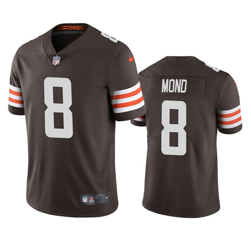 Nike Browns 8 Kellen Mond Brown Vapor Untouchable Limited Jersey