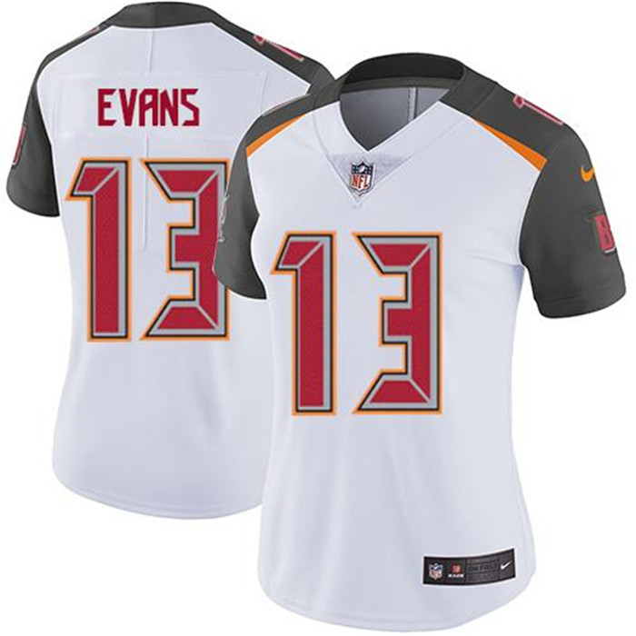  Buccaneers 13 Mike Evans White Women Vapor Untouchable Limited Jersey