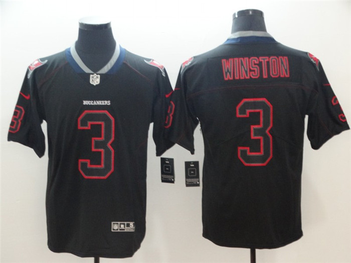  Buccaneers 3 Jameis Winston Black Shadow Legend Limited Jersey