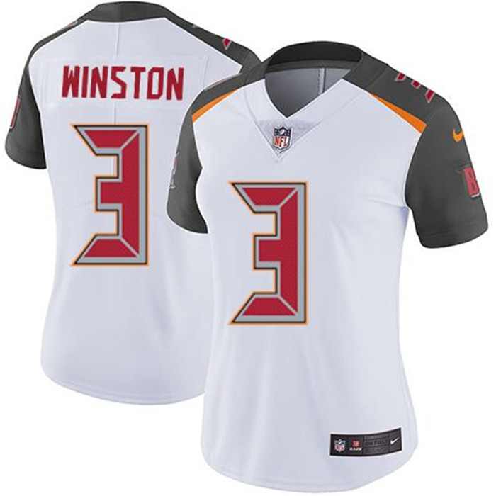  Buccaneers 3 Jameis Winstony White Women Vapor Untouchable Limited Jersey