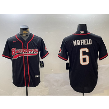 Nike Buccaneers 6 Baker Mayfield Black Vapor Baseball Limited Jersey