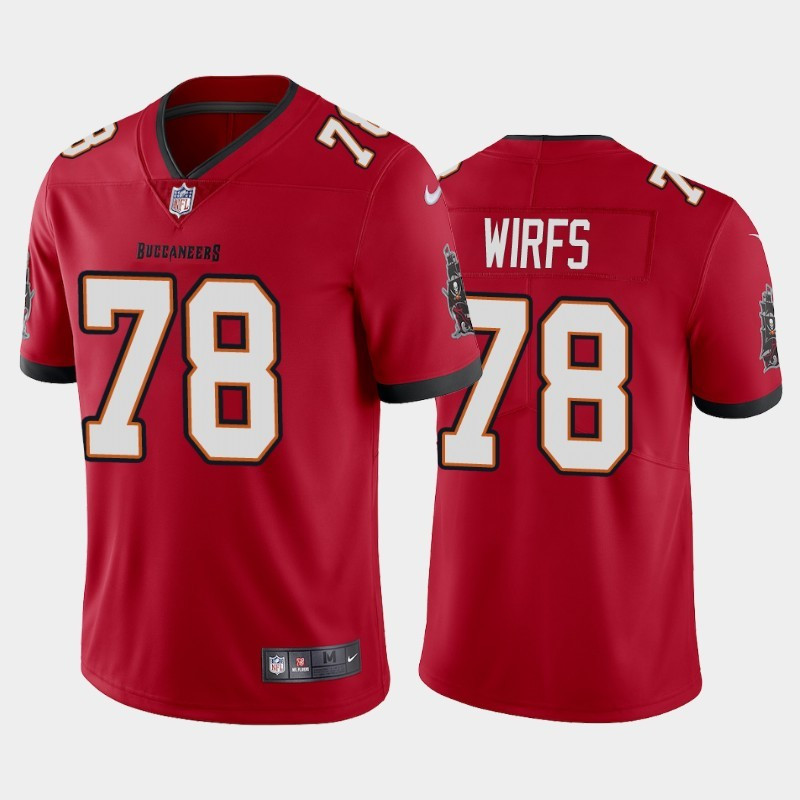 Nike Buccaneers 78 Tristan Wirfs Red 2020 NFL Draft First Round Pick Vapor Untouchable Limited Jersey