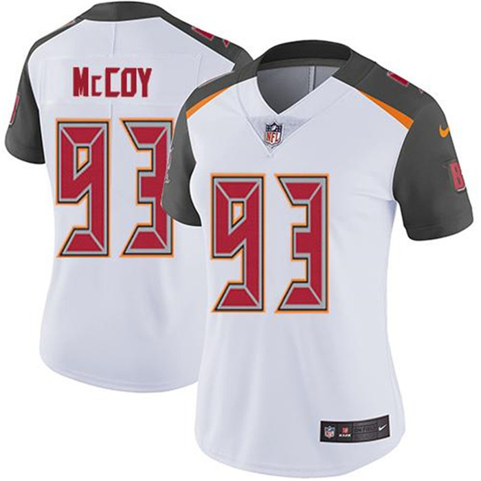  Buccaneers 93 Gerald McCoy White Women Vapor Untouchable Limited Jersey