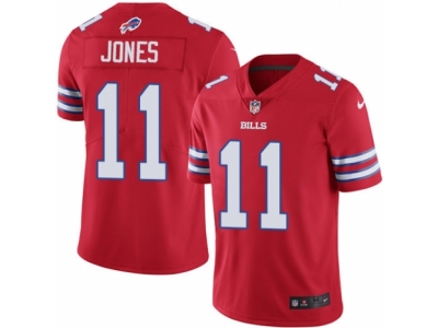  Buffalo Bills 11 Zay Jones Limited Red Rush NFL Jersey