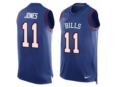  Buffalo Bills 11 Zay Jones Limited Royal Blue Player Name Number Tank Top NFL Jersey