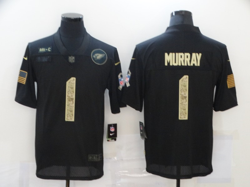 Nike Cardinals 1 Kyler Murray Black Camo 2020 Salute To Service Limited Jersey